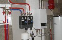Схемы установки отопительного настенного котла