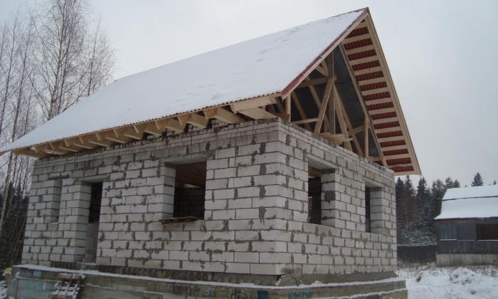 Утепление стен дома из газосиликатных блоков
