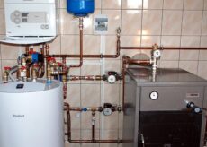 Схема подключения газового и электрического котла отопления
