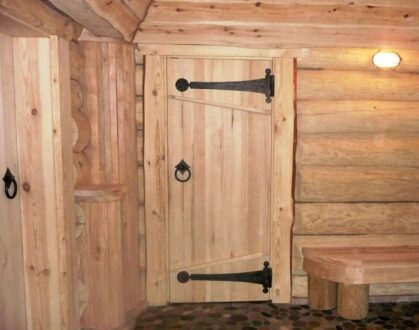 Способы утепления дверей в бане